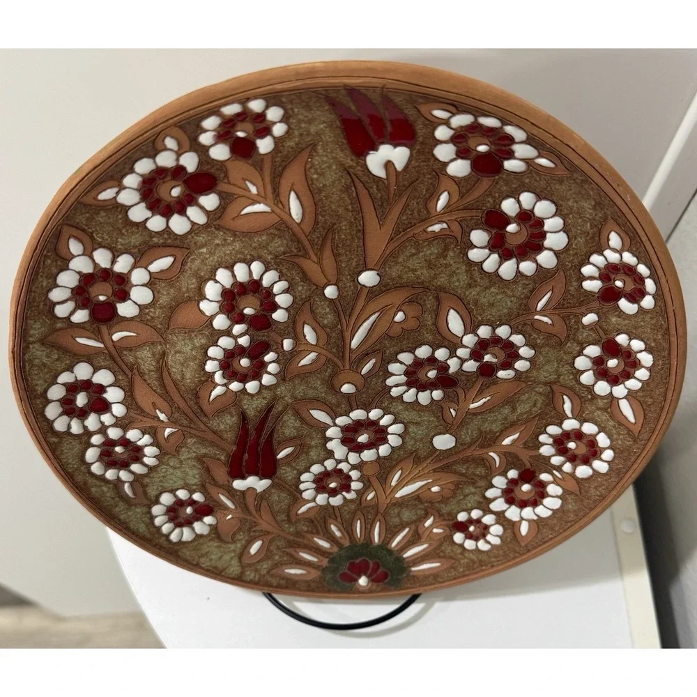 Vintage Hand Made Painted Terracotta 9